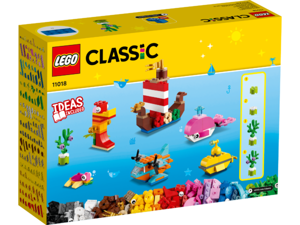 LEGO® 11018 Classic Kreativer Meeresspaß, Kreativ-Set mit bunten Bausteinen - Image 6
