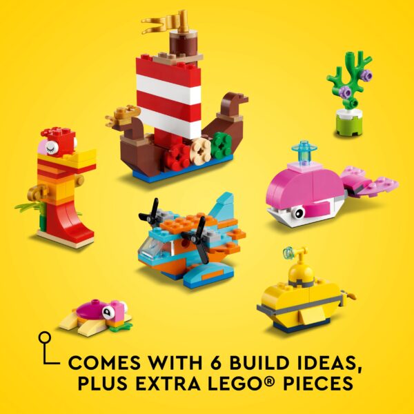 LEGO® 11018 Classic Kreativer Meeresspaß, Kreativ-Set mit bunten Bausteinen - Image 3