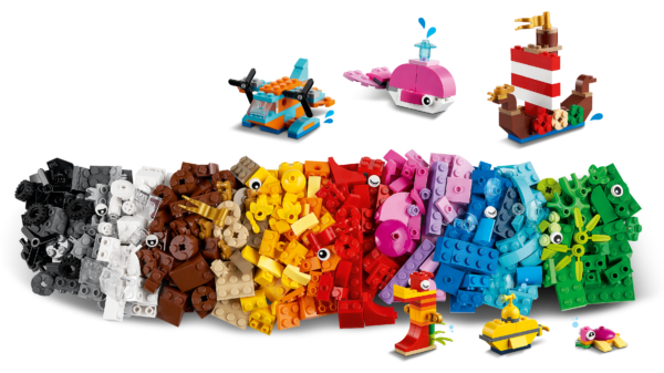 LEGO® 11018 Classic Kreativer Meeresspaß, Kreativ-Set mit bunten Bausteinen - Image 5