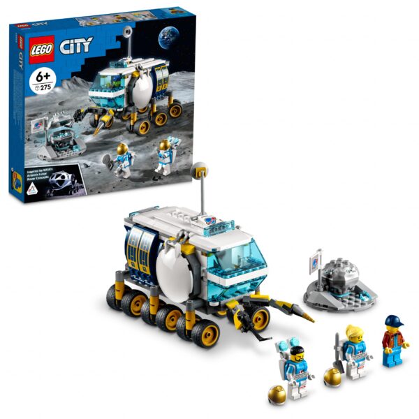 LEGO® 60348 City Mond-Rover Weltraum Spielset mit Astronauten Minifiguren