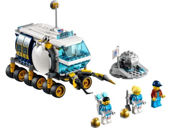 LEGO® 60348 City Mond-Rover Weltraum Spielset mit Astronauten Minifiguren – Bild 4