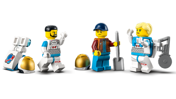 LEGO® 60348 City Mond-Rover Weltraum Spielset mit Astronauten Minifiguren – Bild 5