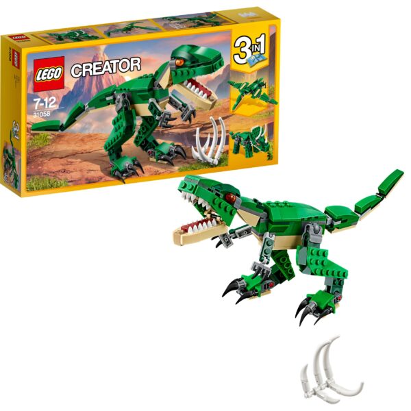 LEGO® 31058 Creator Dinosaurier, 3 in 1 mit T-Rex, Triceratops und Pterodactylus