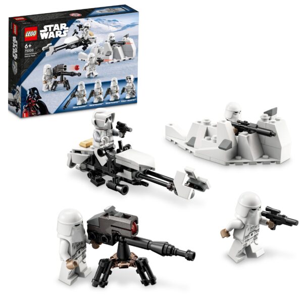 LEGO® 75320 Star Wars Snowtrooper™ Battle Pack mit 4 Figuren, Deckung und Düsenschlitten