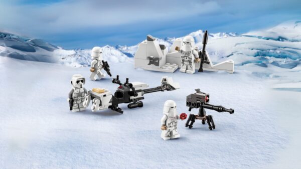 LEGO® 75320 Star Wars Snowtrooper™ Battle Pack mit 4 Figuren, Deckung und Düsenschlitten – Bild 2